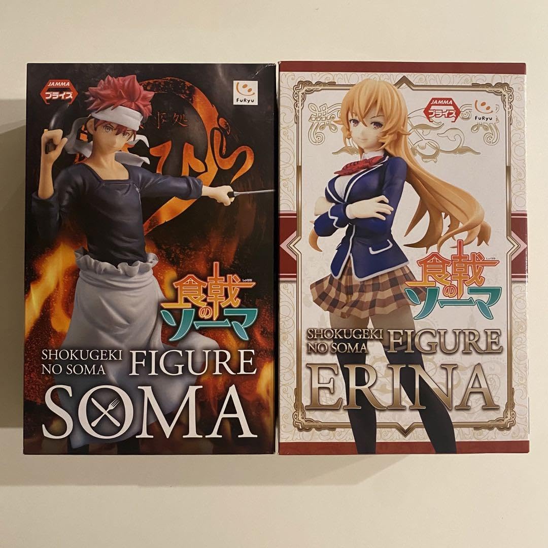 食戟のソーマ　フィギュア　創真/薙切えりな Amazon | 世界制服作戦 食戟のソーマ 薙切えりな 約16cm PVC製